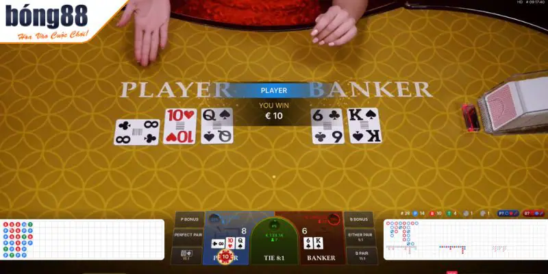 Chiến Thuật Chơi Baccarat Hiệu Quả Để Chiến Thắng Tại Bong88 4 Cược 1-2 lựa chọn an toàn